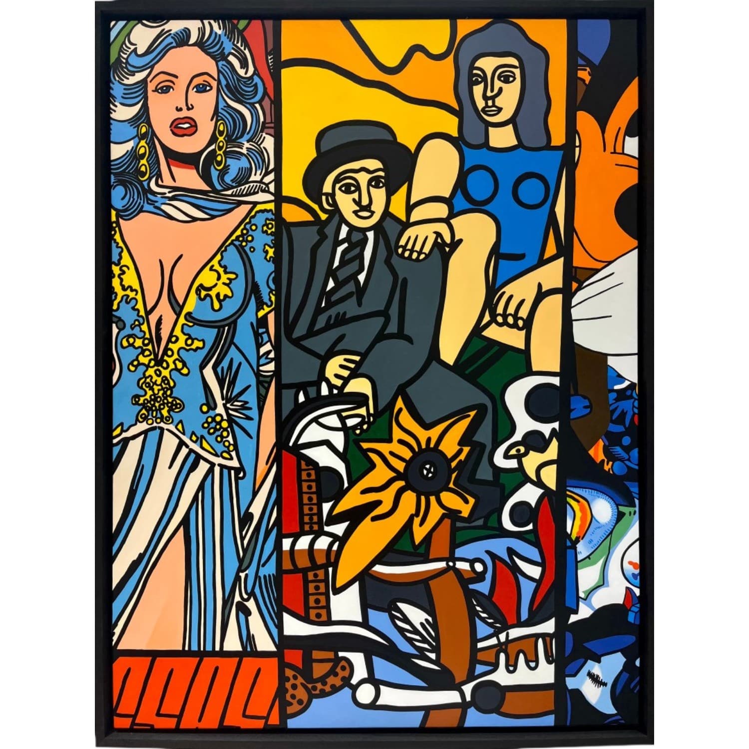 Sans titre (Léger, Wonder Woman et Mickey), 2005