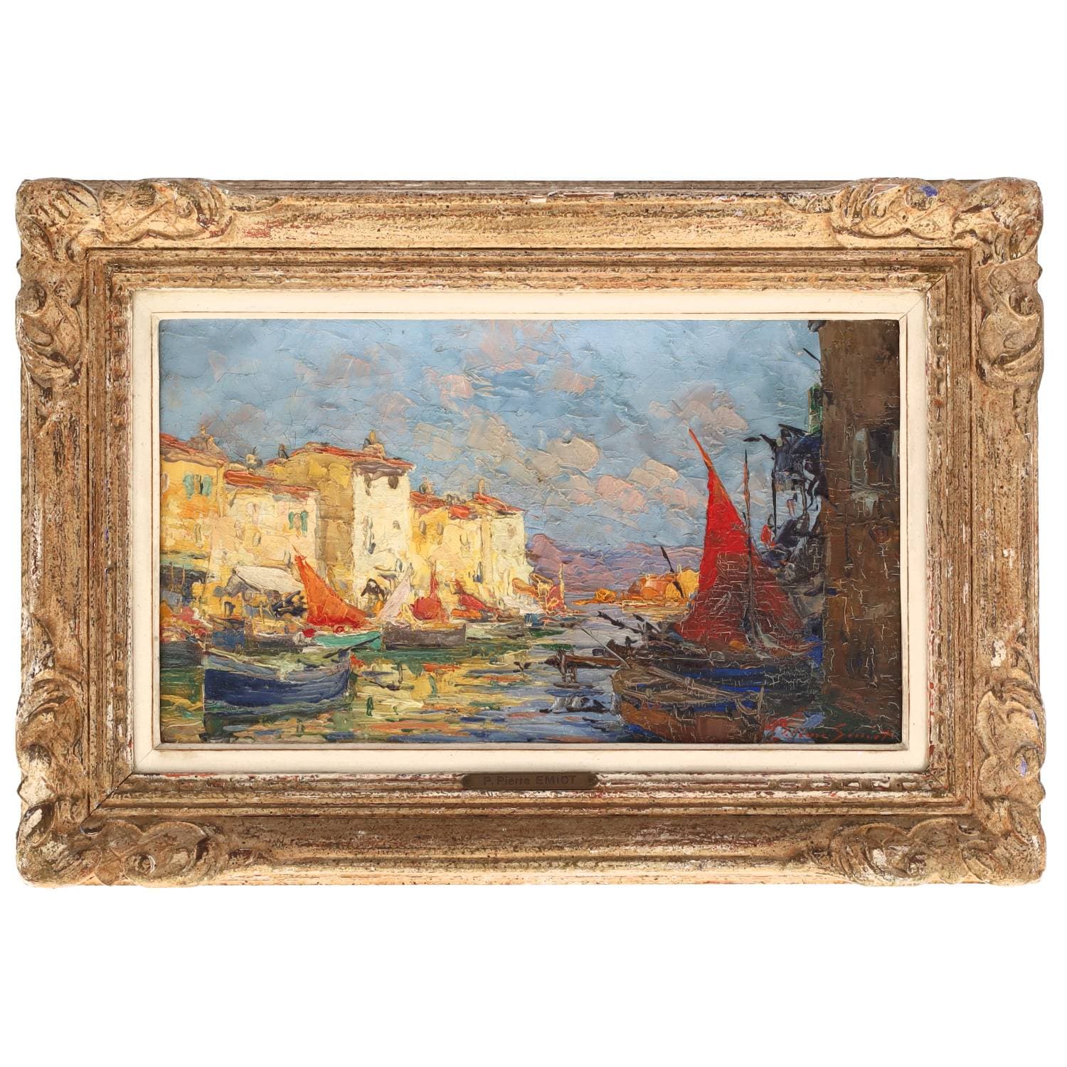 Vue de port méditerranéen
