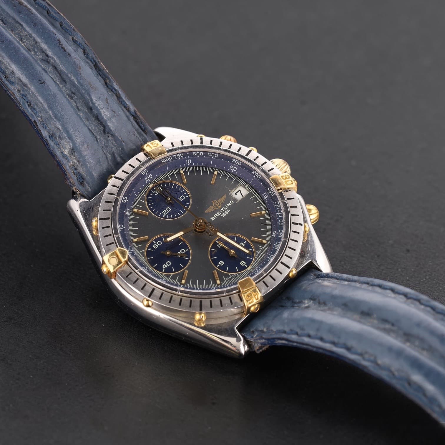 Breitling Chronomat, montre bracelet chronographe en acier