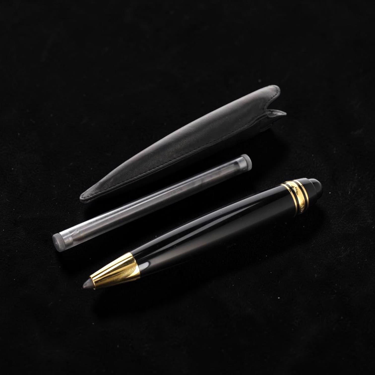 Portemine Leonardo Sketchpen en résine noire