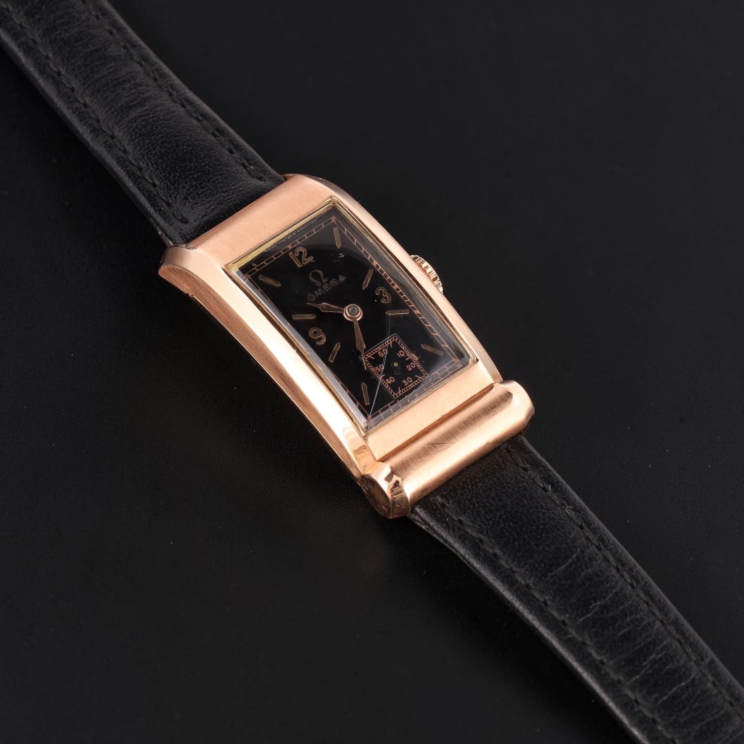 Montre bracelet de forme en or 14K