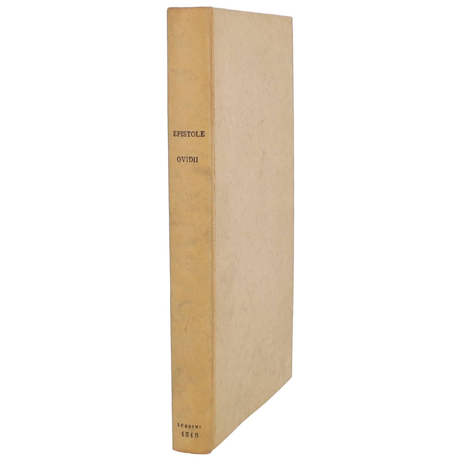 OVIDE.
Epistole Ovidii cum commento. Publii Ovidii Nasonis sulmonensis opera summa diligetia elimata hic contenta (). Lyon, Antoine du RY, 1518. Un volume. Non collationné. reliure postérieure à la bradel, Rare impression lyonnaise illustrée des Héroïdes d'Ovide, réunissant au texte du poète les savants commentaires en marge de Volscus, d'Ubertin et de Jodoco Bade. Les commentaires savants entourent le texte du poète, dans une mise en page d'une grande beauté.
