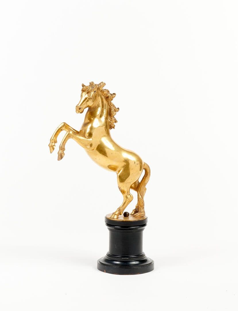 RARISSIME FIGURINE EN BRONZE REPRESENTANT LE CHEVAL NAPOLITAIN DE MURAT