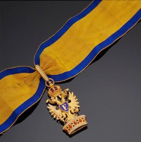 EMPIRE D'AUTRICHE ORDRE DE LA COURONNE DE FER (modifié en 1815)